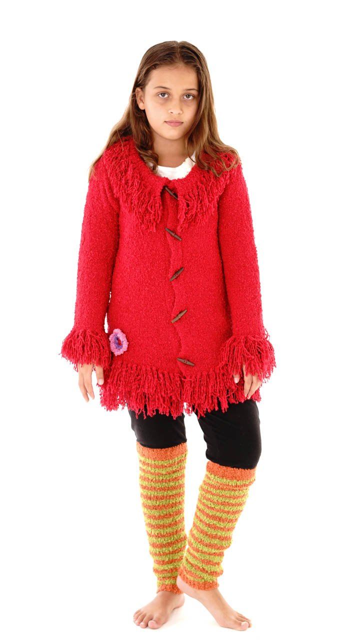 Fuzzy Leg Warmers for Kids - Love ShuShi