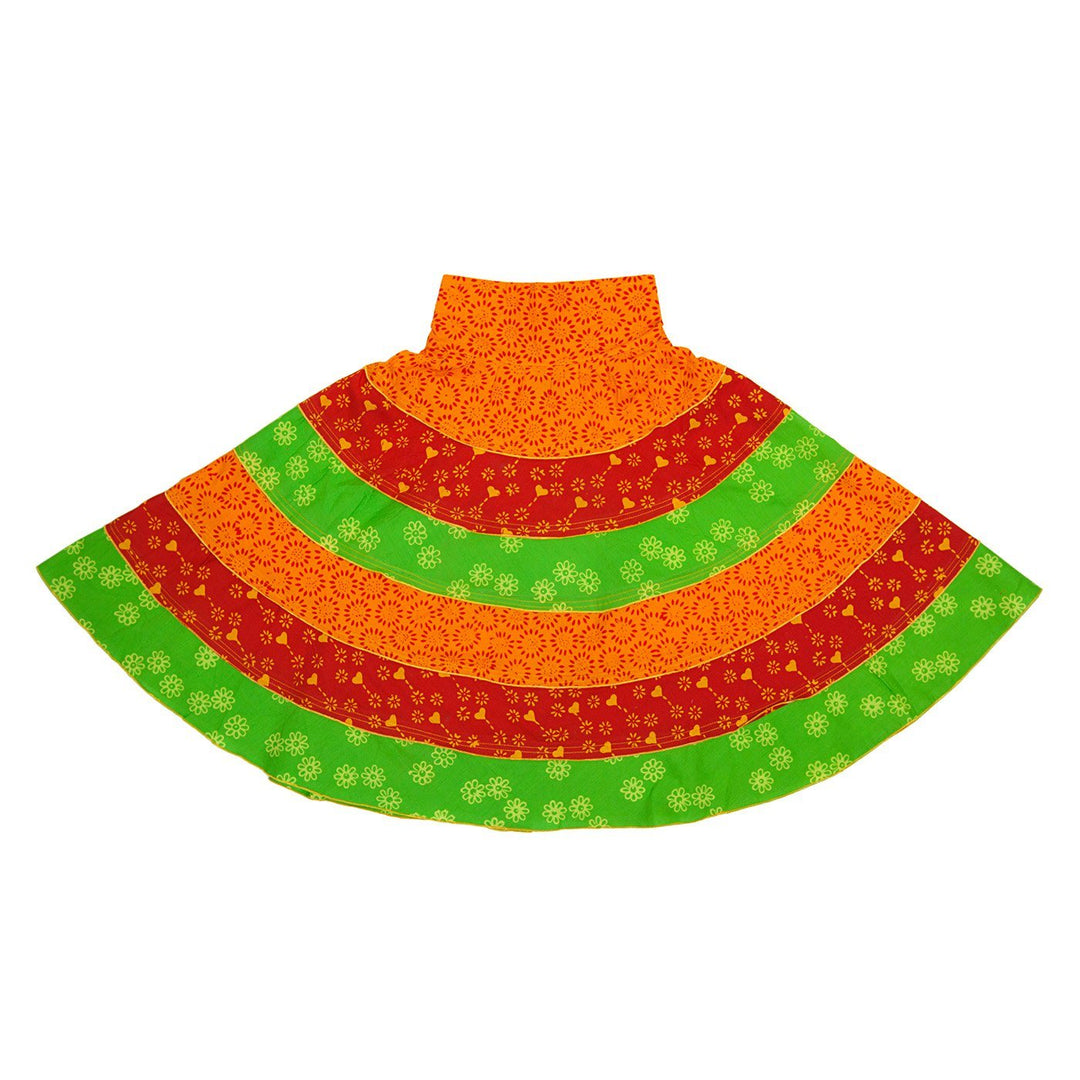 Girls' Batik Flower Skirt - Love ShuShi