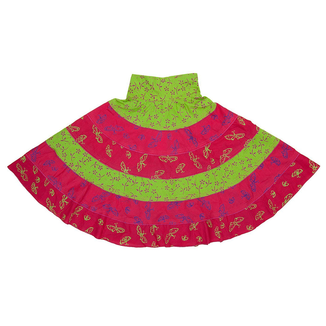 Girls' Batik Flower Skirt - Love ShuShi