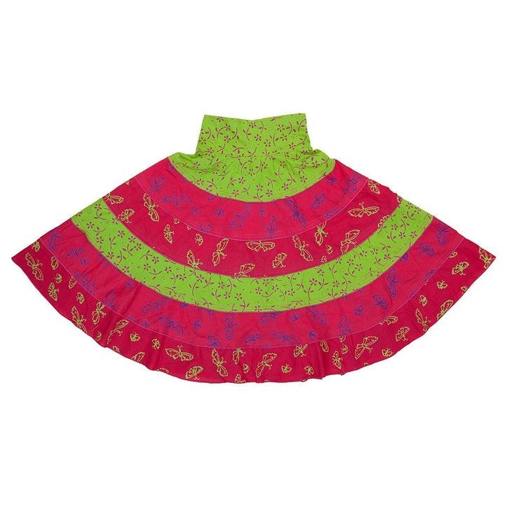 Girls' Batik Flower Skirt - Love ShuShi