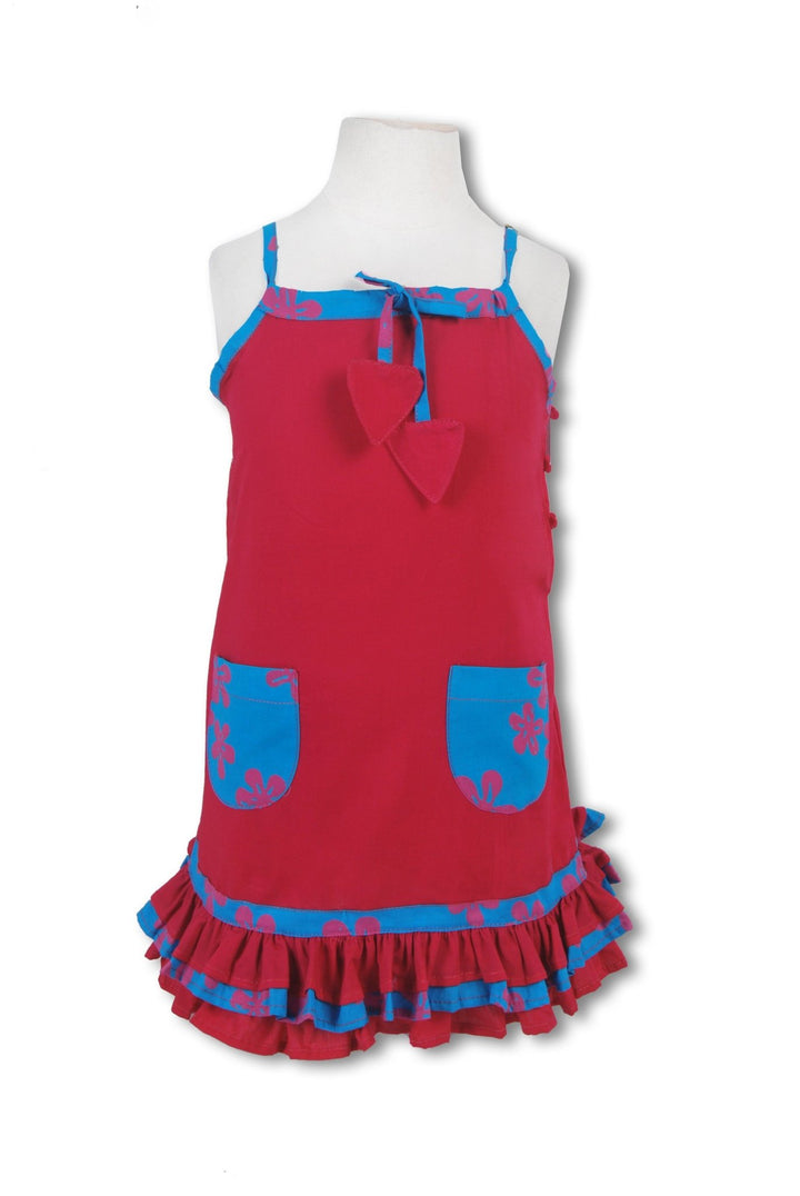 Girls' Jantung Dress - Love ShuShi