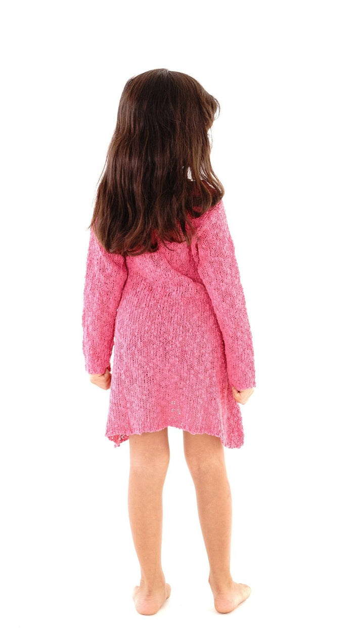 Girls' Long Sleeve Popcorn Dress - Love ShuShi