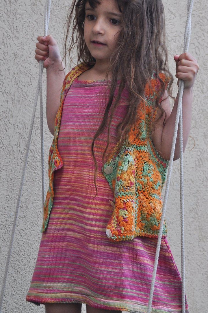 Girls' Multi Color Summer Dress - Love ShuShi