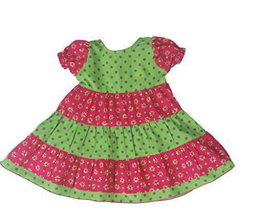 Girls' Ruffled Cotton Dress - Love ShuShi