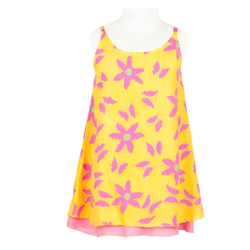 Girls' Summer Sleeveless Floral Dress - Love ShuShi