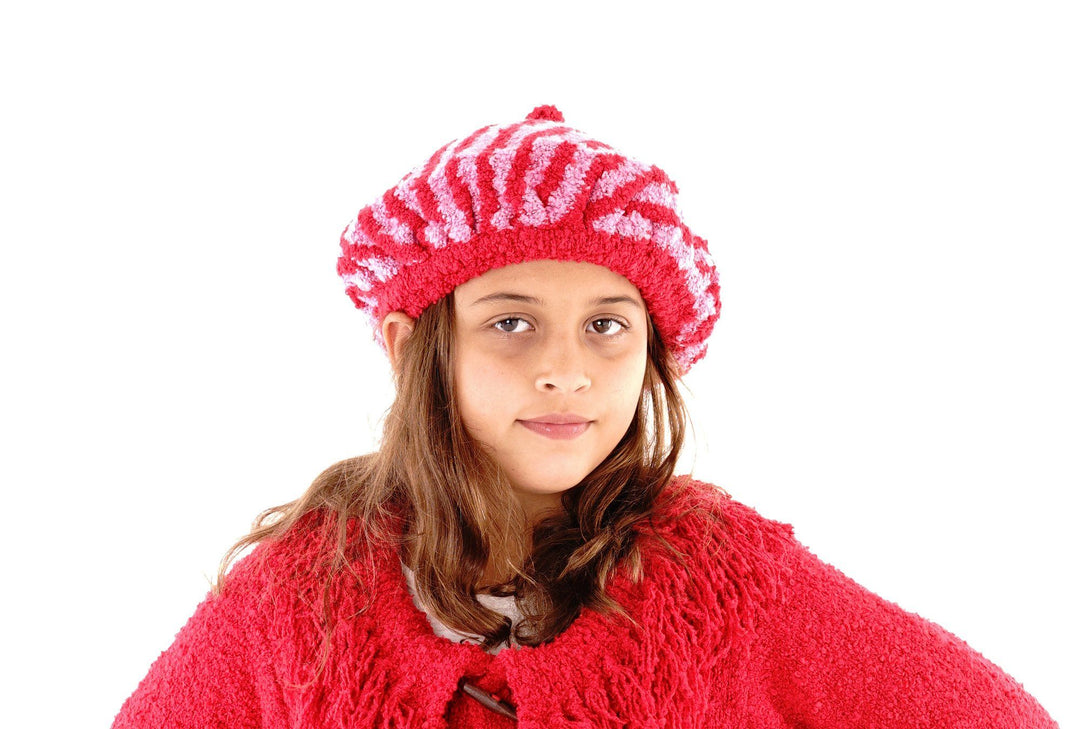 Kids Cozy Striped Hat - Love ShuShi