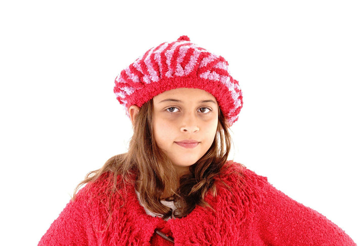 Kids Cozy Striped Hat - Love ShuShi