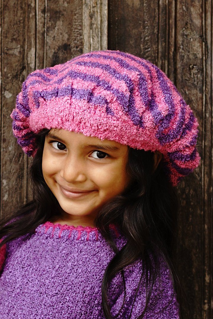 Kids Cozy Striped Hat - Love ShuShi