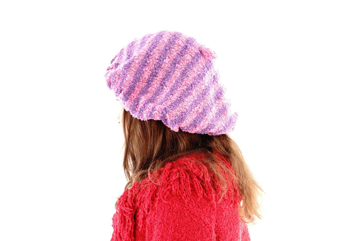 Kids Cozy Striped Hat - Love ShuShi