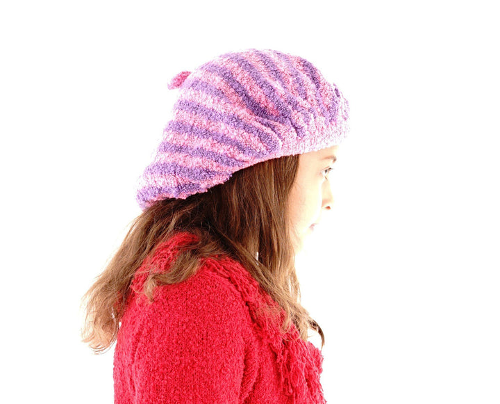 Kids Cozy Striped Hat - Love ShuShi