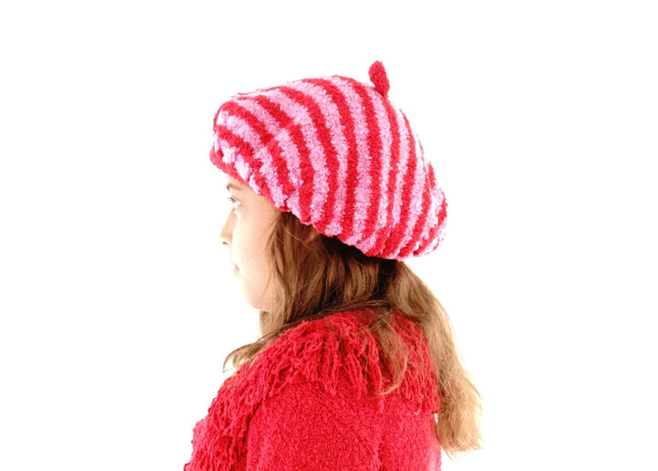 Kids Cozy Striped Hat - Love ShuShi