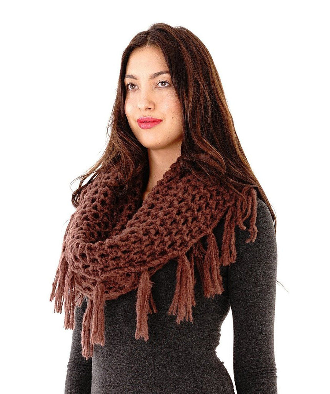 Knitted Infinity Scarf - Love ShuShi