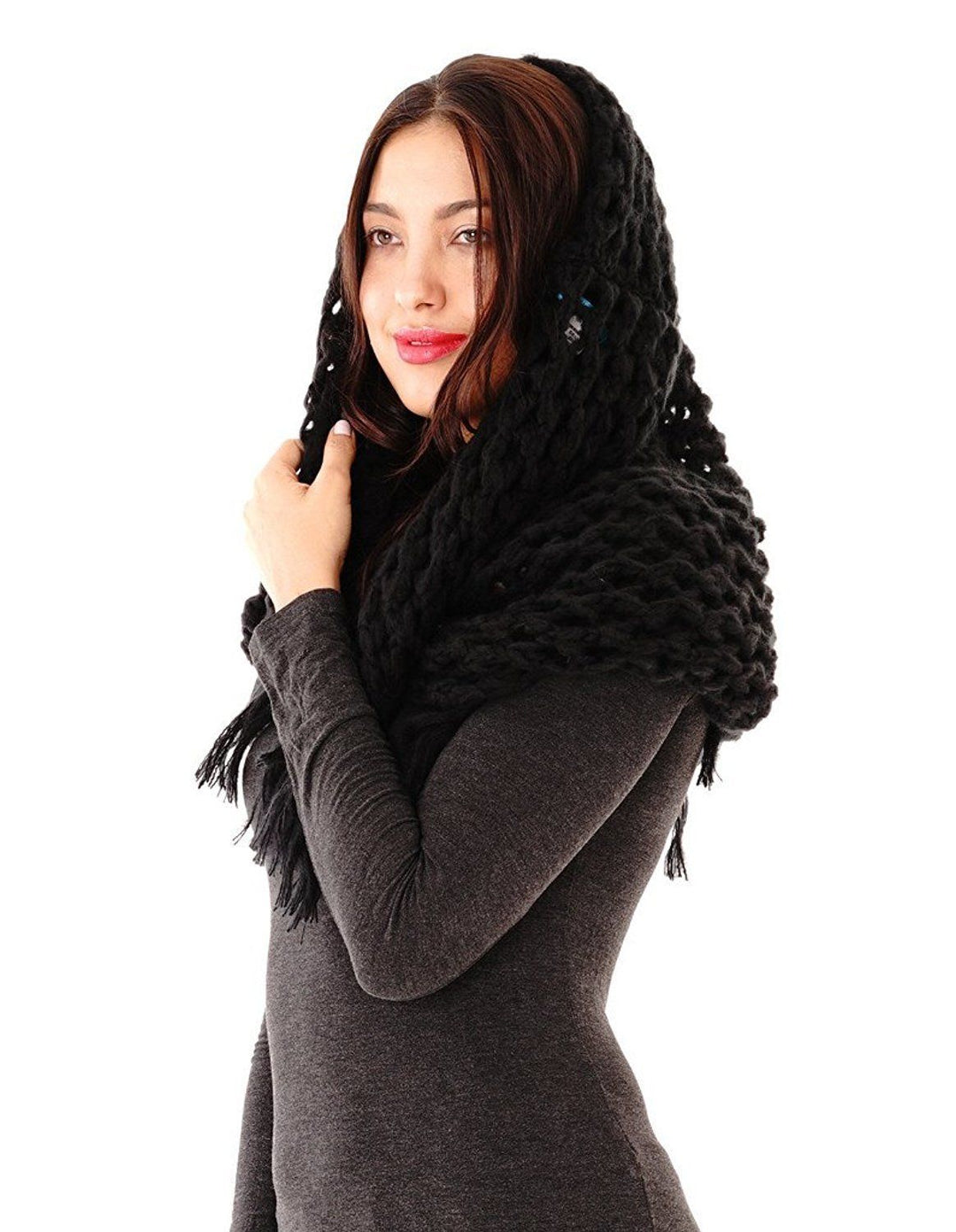 Knitted Infinity Scarf - Love ShuShi