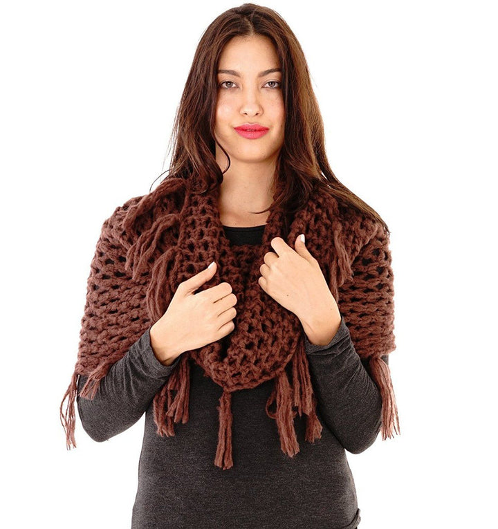 Knitted Infinity Scarf - Love ShuShi