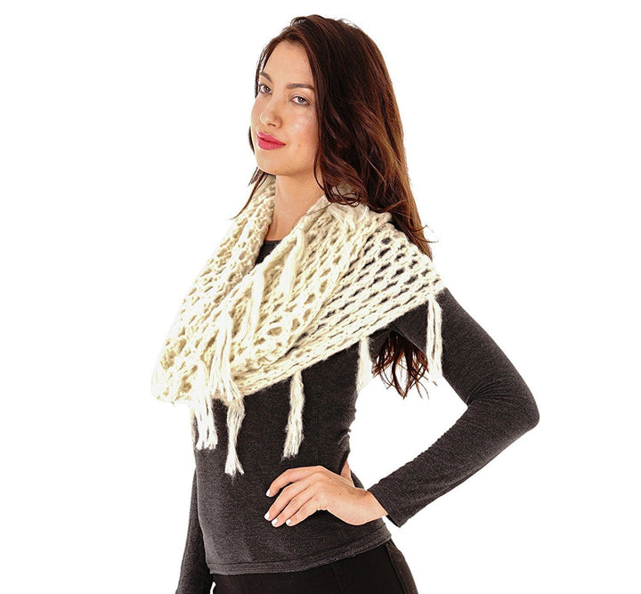 Knitted Infinity Scarf - Love ShuShi