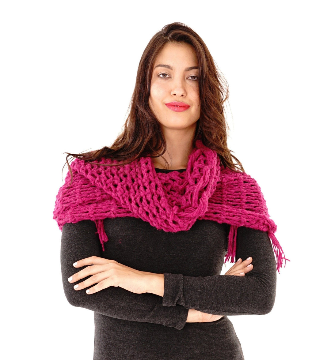 Knitted Infinity Scarf - Love ShuShi