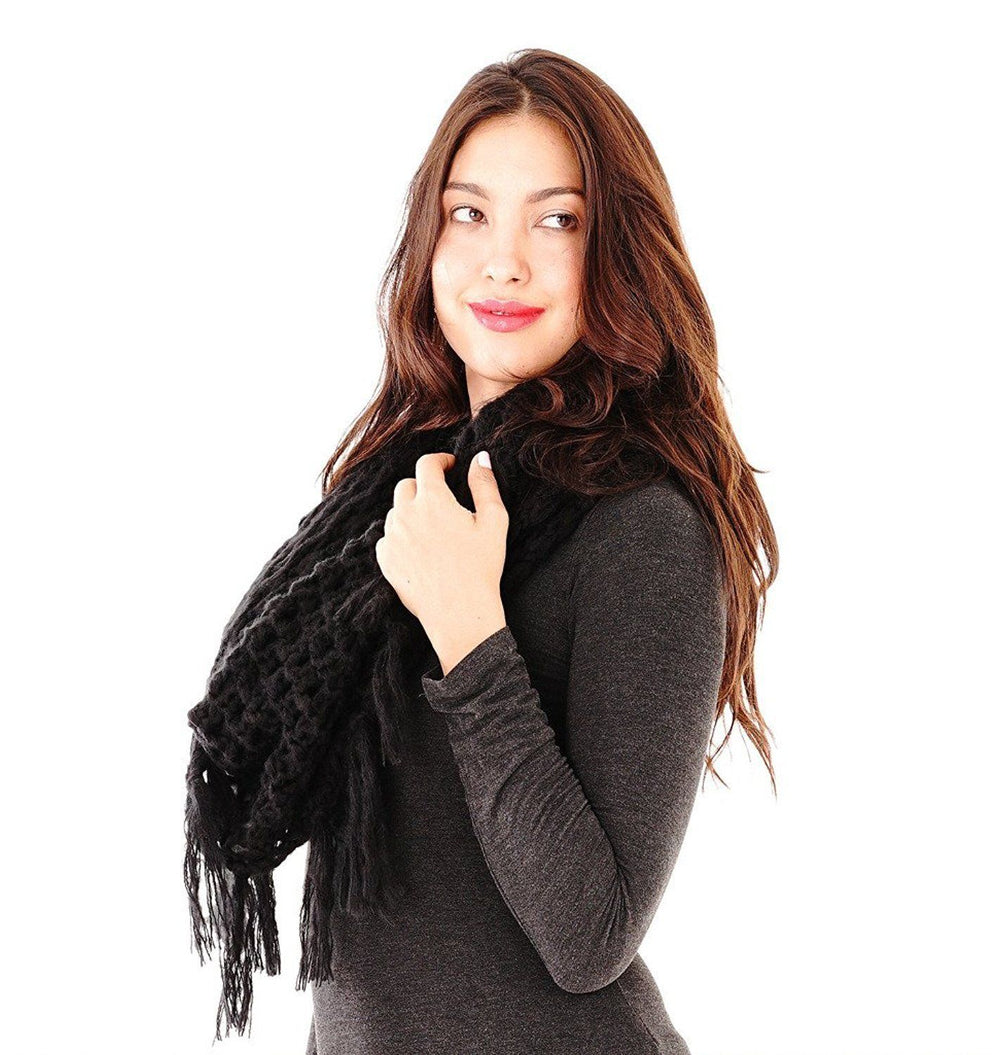 Knitted Infinity Scarf - Love ShuShi