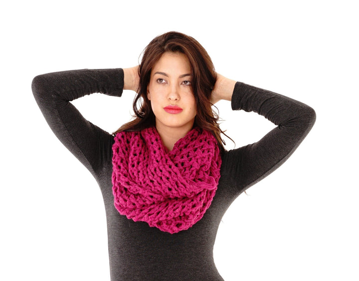 Knitted Infinity Scarf - Love ShuShi