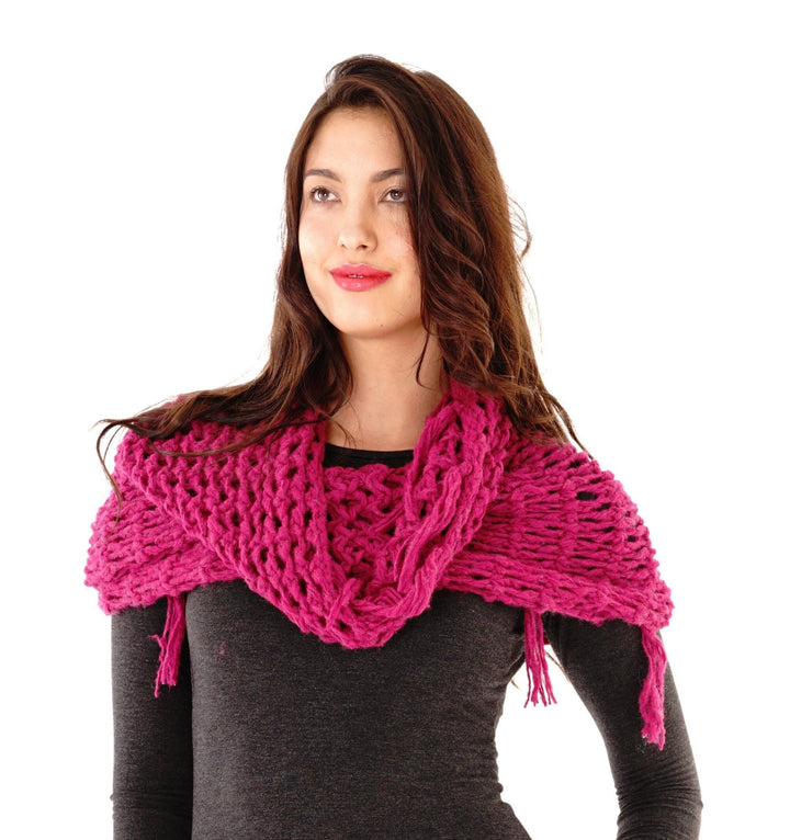 Knitted Infinity Scarf - Love ShuShi