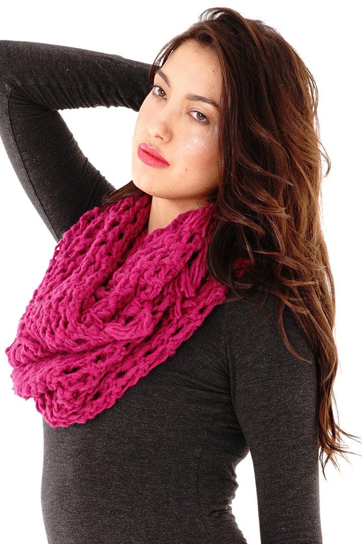 Knitted Infinity Scarf - Love ShuShi