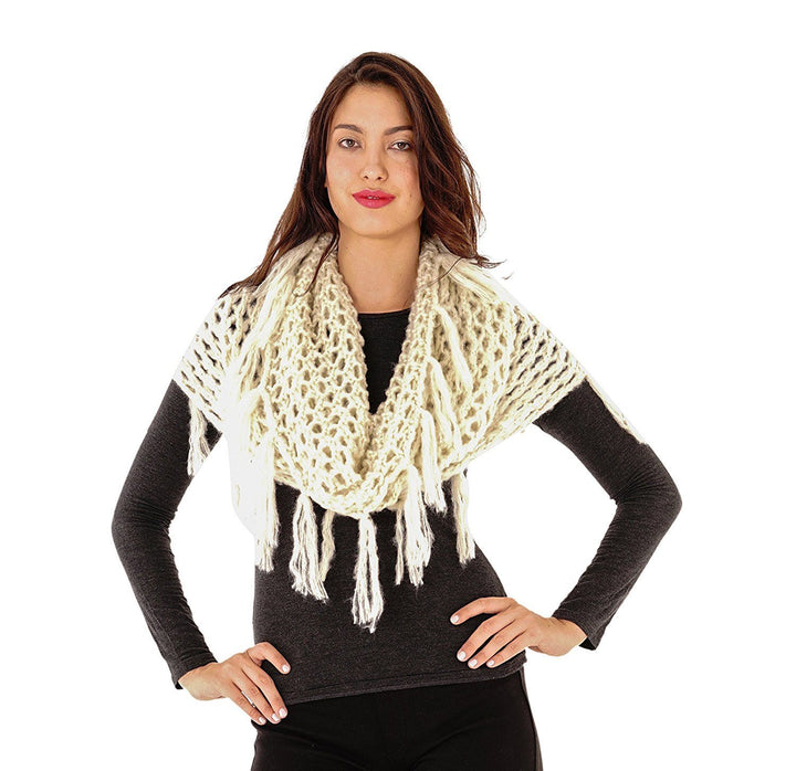 Knitted Infinity Scarf - Love ShuShi