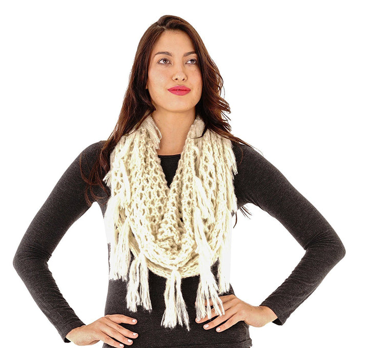 Knitted Infinity Scarf - Love ShuShi