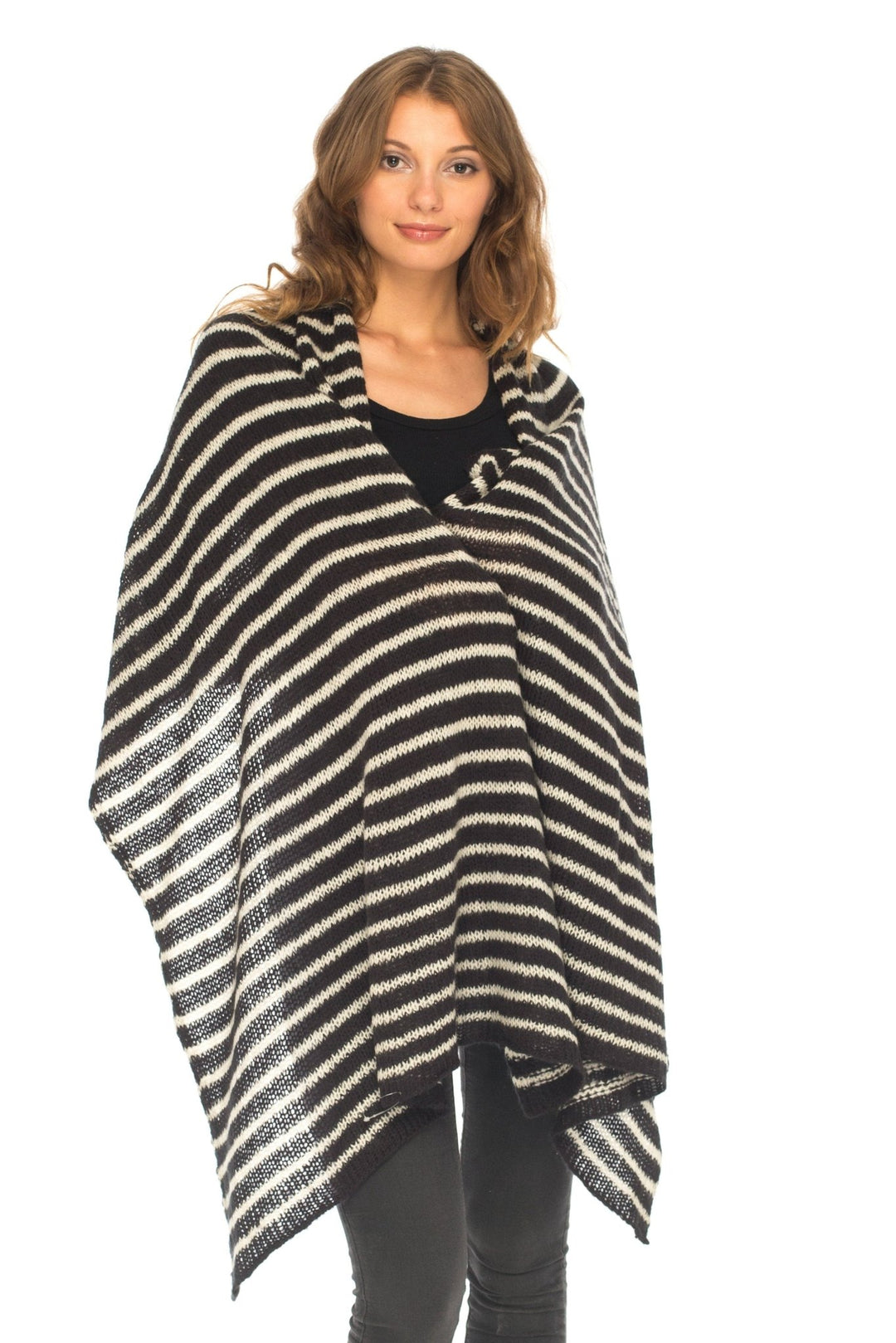 Large Cozy Striped Scarf/Shawl - Love ShuShi