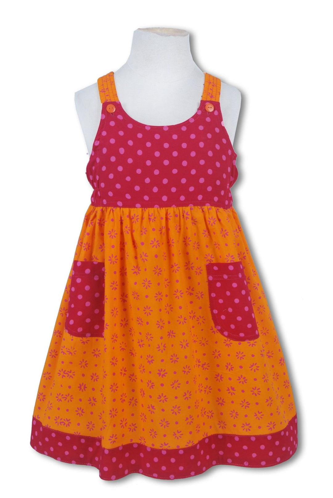 Libby Childrens Handmade Cotton Dress - Love ShuShi