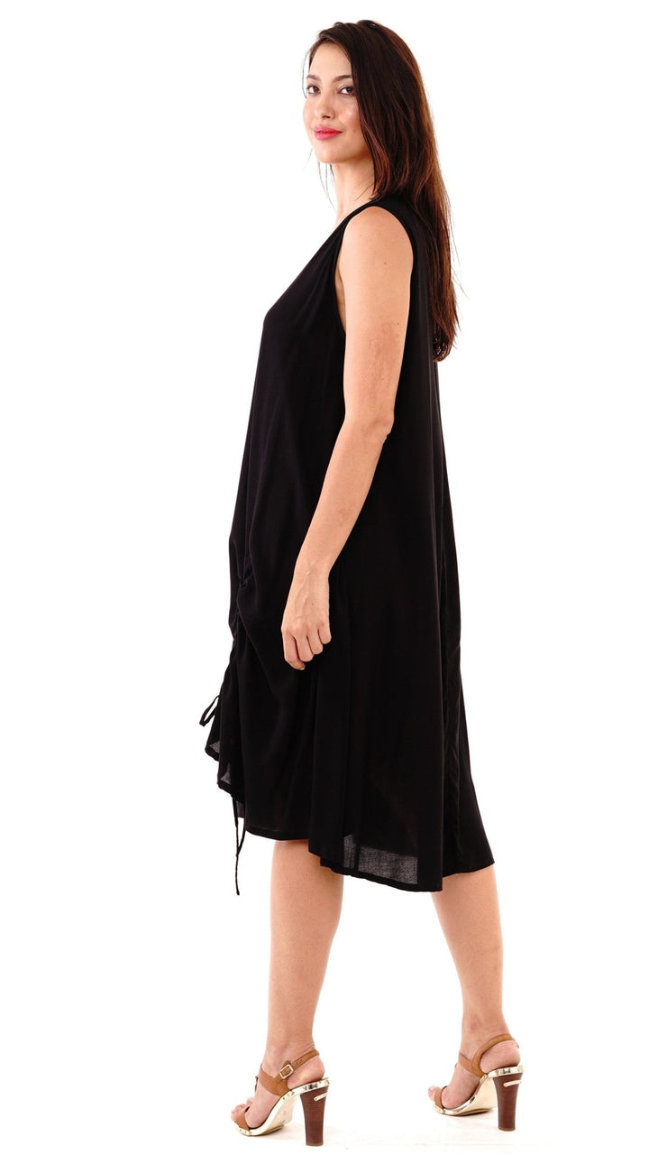 Maggie Crew Neck Sleeveless Tank Knee Length Summer Dress - Love ShuShi