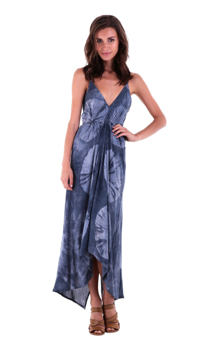 Savanah Long Asymmetrical Summer Slip Dress - Love ShuShi