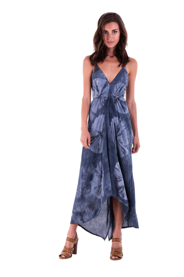 Savanah Long Asymmetrical Summer Slip Dress - Love ShuShi