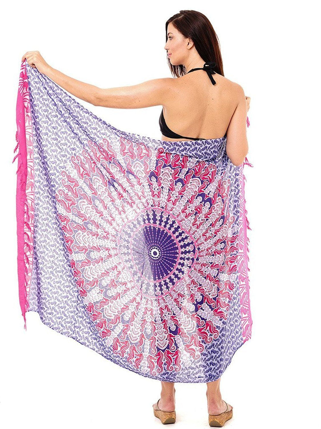 Seahorse Mandala Sarong Cover Up - Love ShuShi