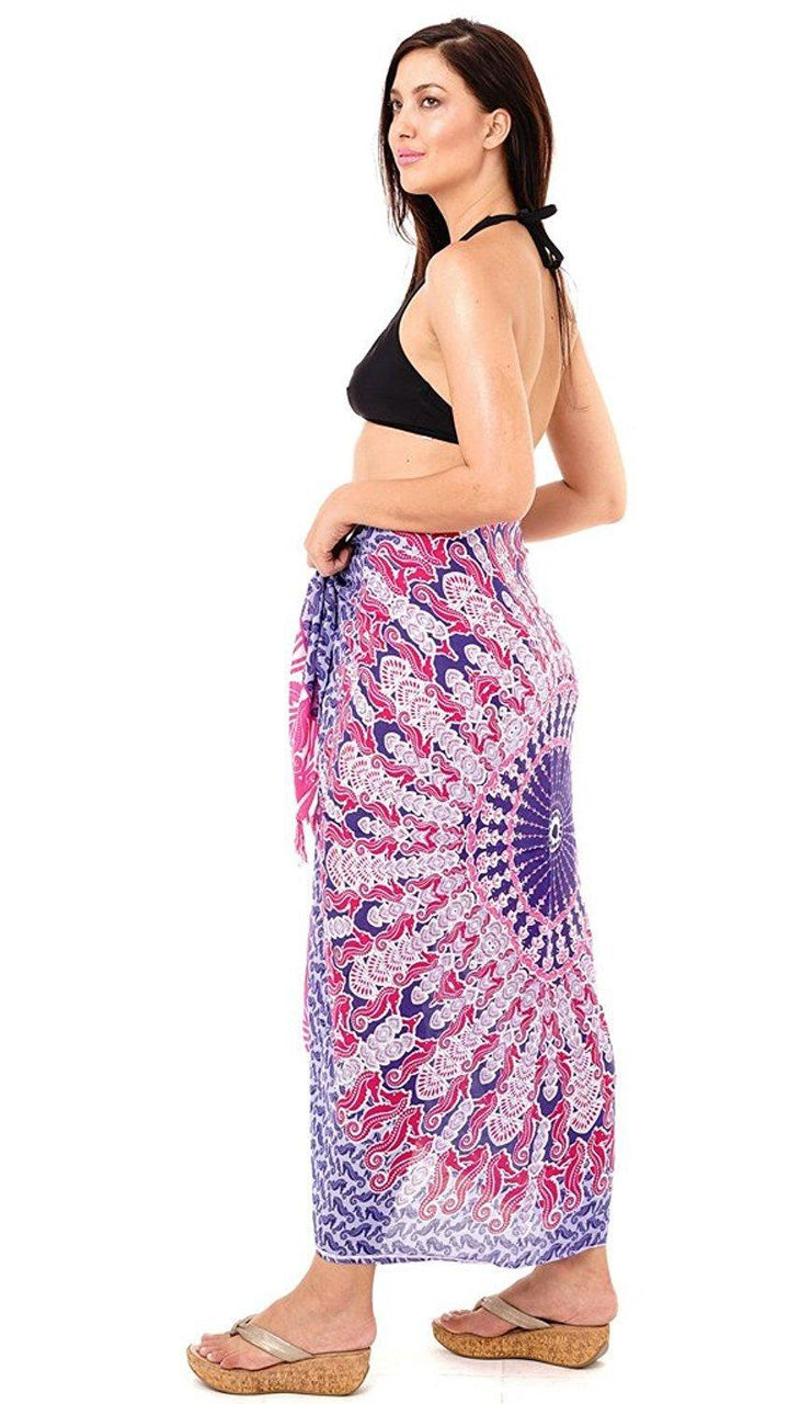 Seahorse Mandala Sarong Cover Up - Love ShuShi