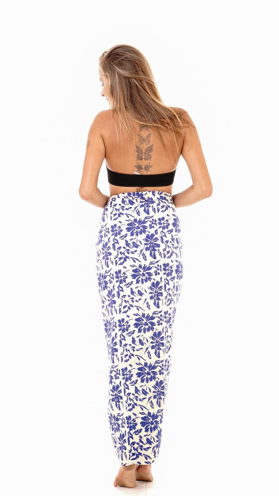 SHU - SHI Natural Floral Print Sarong - Love ShuShi