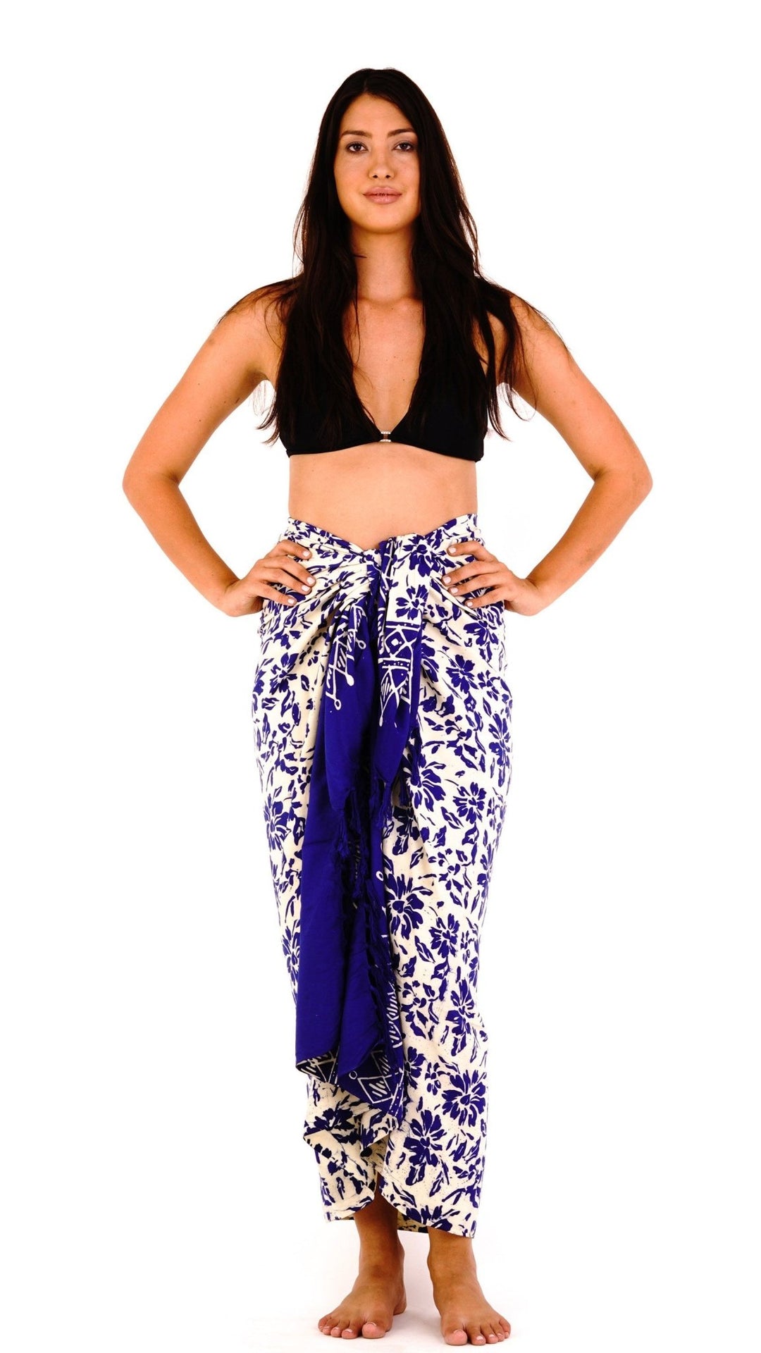 SHU - SHI Natural Floral Print Sarong - Love ShuShi