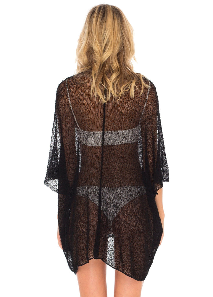 SHU - SHI Womens Long Sheer Kimono Cardigan Sweater Open Front Beach Top Cover Up - Love ShuShi