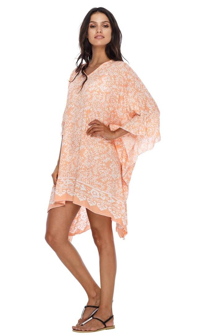 SHU - SHI Women's Short Beach Swimsuit Cover - Up: Loose Caftan Poncho Beach Tunic Dress - Love ShuShi