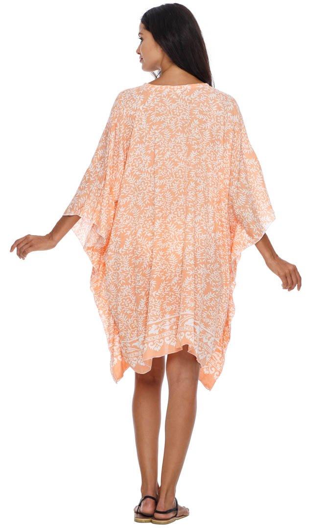 SHU - SHI Women's Short Beach Swimsuit Cover - Up: Loose Caftan Poncho Beach Tunic Dress - Love ShuShi