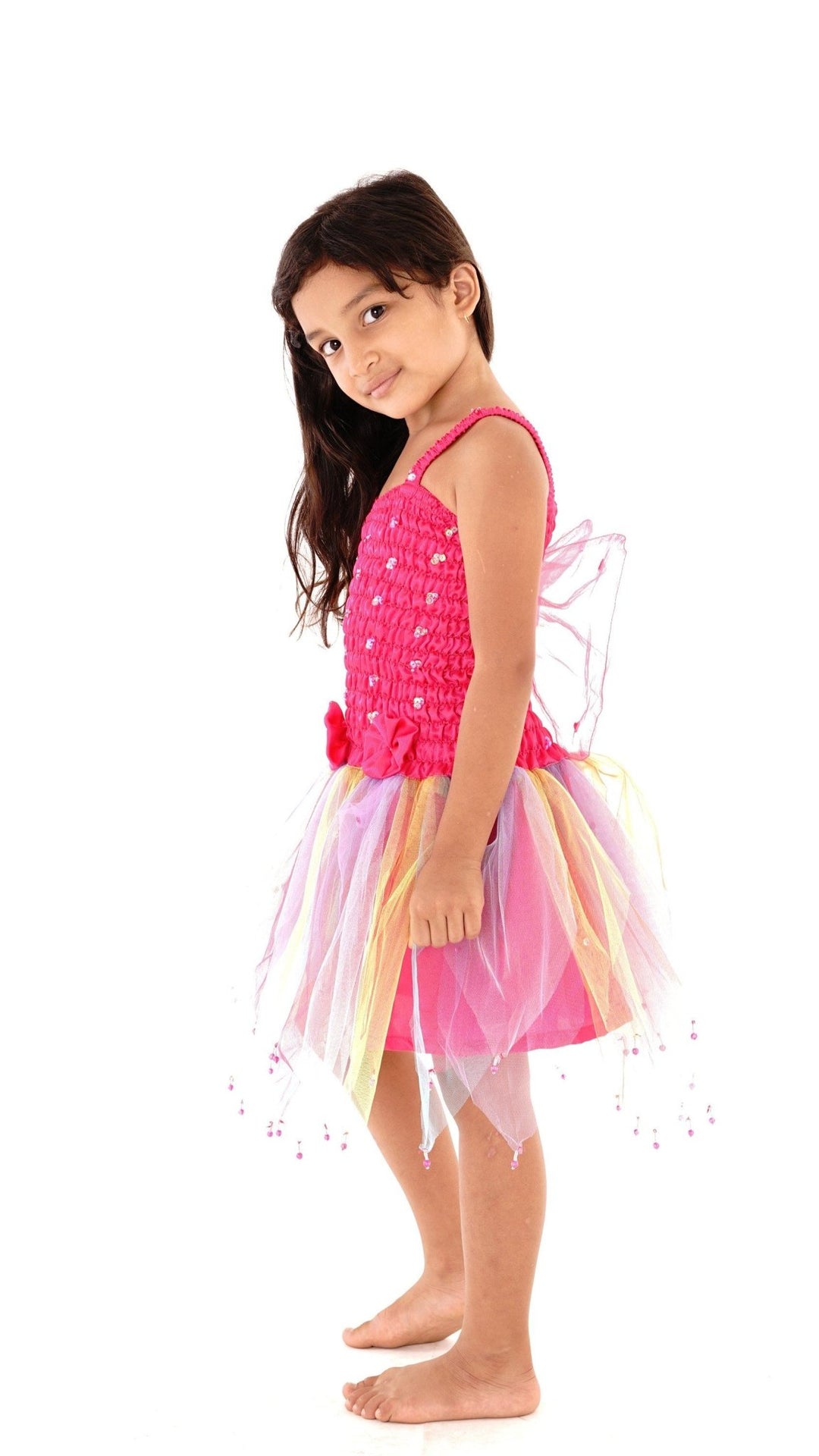 Sparkly Fairy Costume Princess Dress with Wings - Love ShuShi