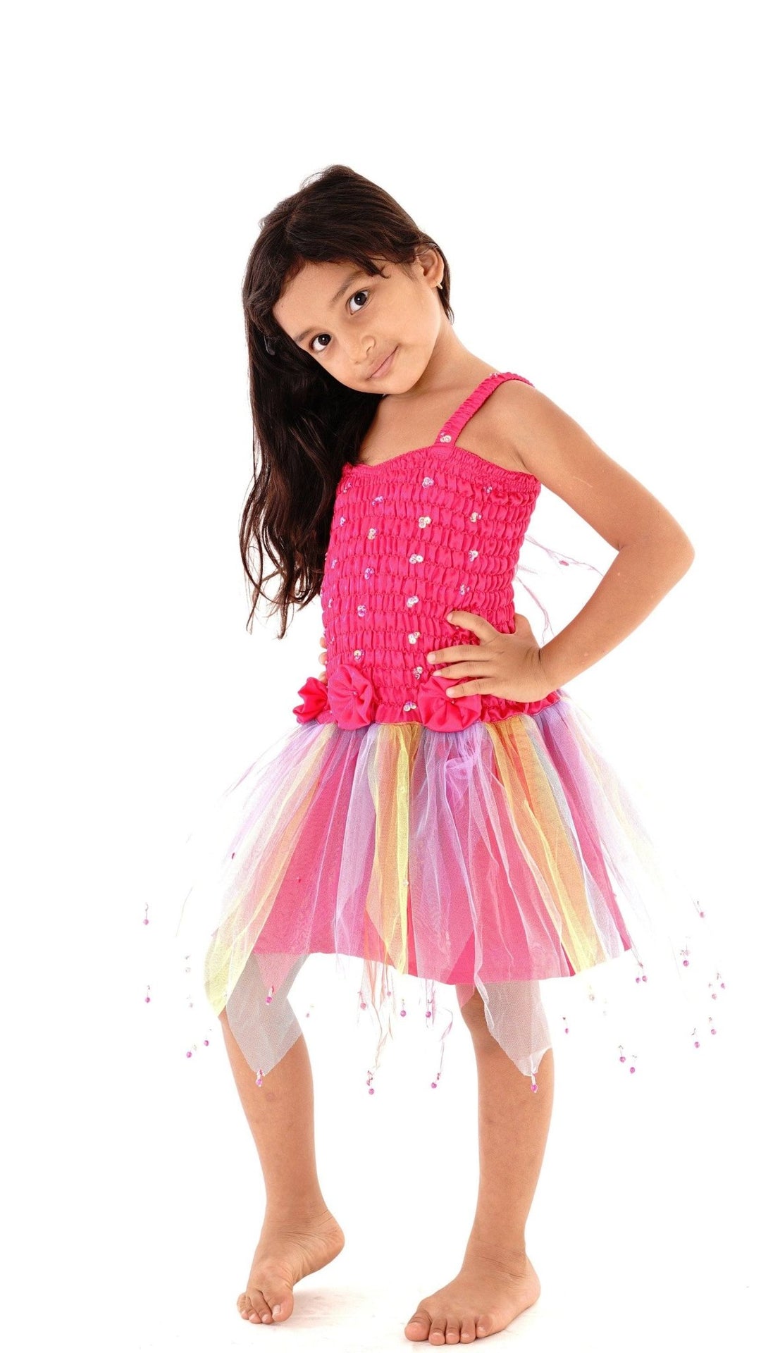 Sparkly Fairy Costume Princess Dress with Wings - Love ShuShi