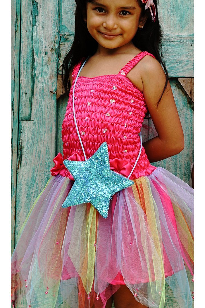 Sparkly Fairy Costume Princess Dress with Wings - Love ShuShi