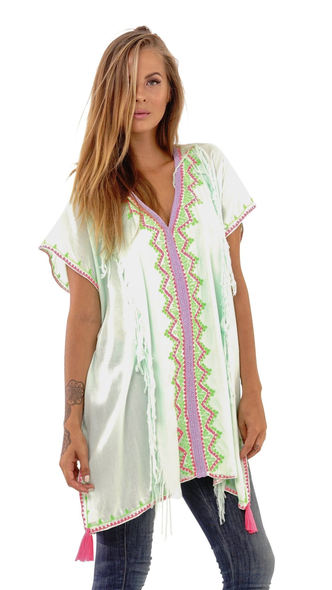 Suki Embroidered Summer Festival Cover Up, Dress - Love ShuShi