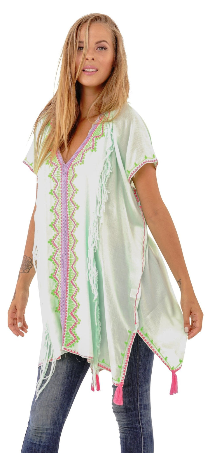 Suki Embroidered Summer Festival Cover Up, Dress - Love ShuShi