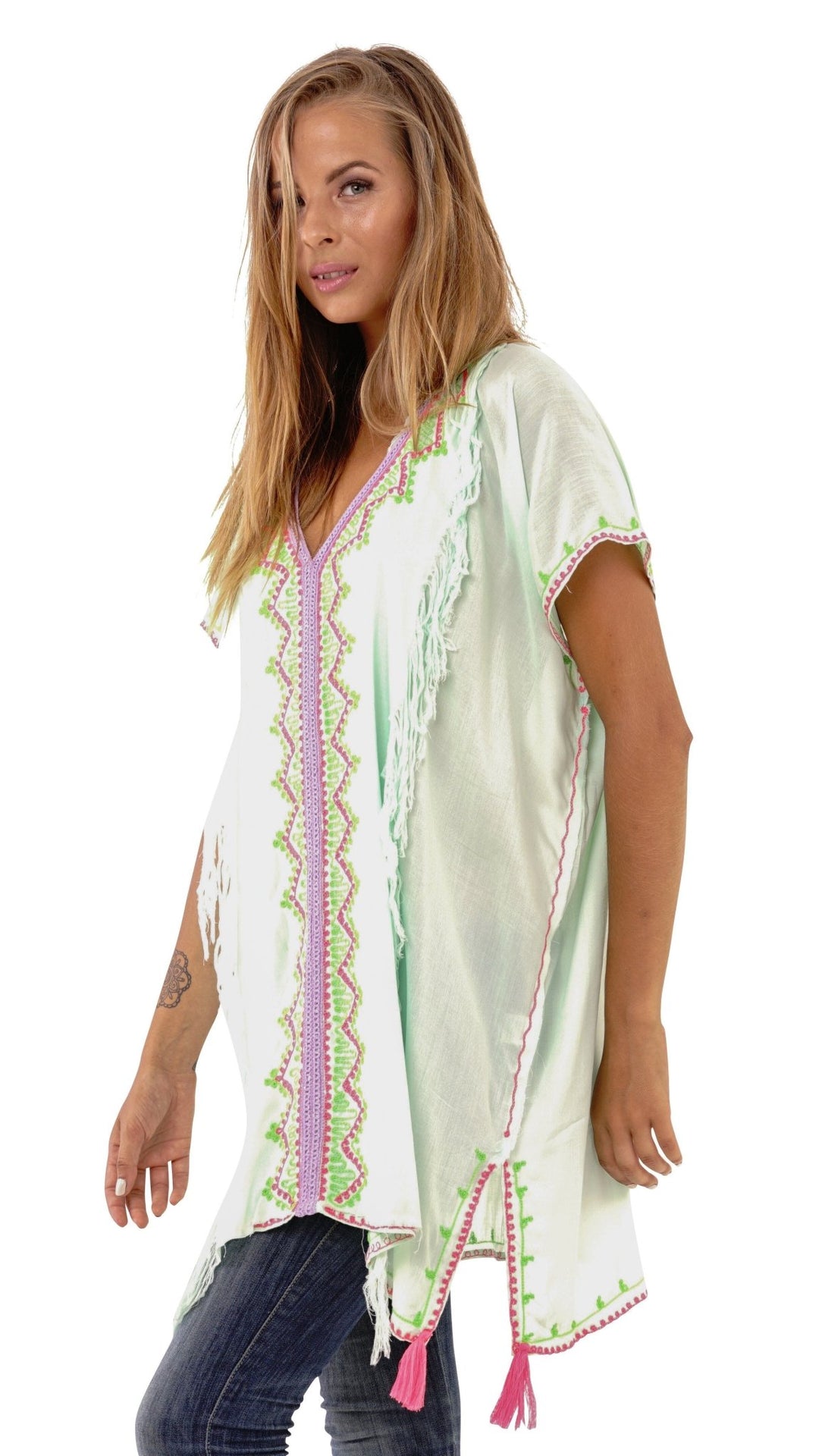 Suki Embroidered Summer Festival Cover Up, Dress - Love ShuShi