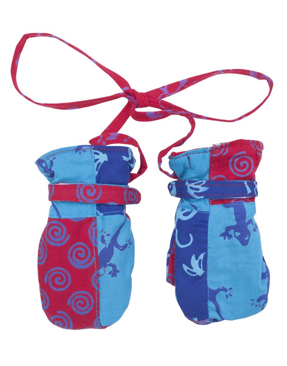 Super Soft Warm and Vibrant Batik Mittens - Love ShuShi