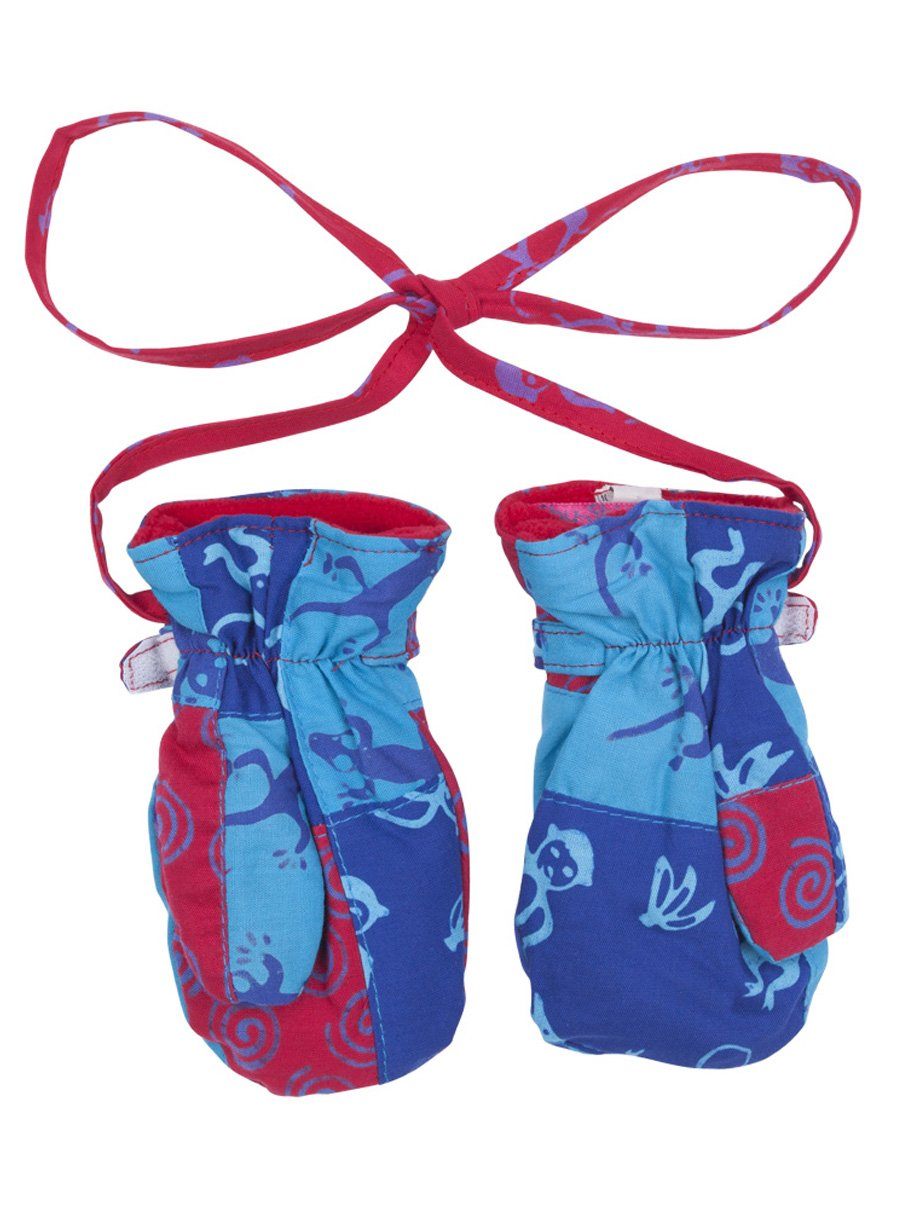 Super Soft Warm and Vibrant Batik Mittens - Love ShuShi