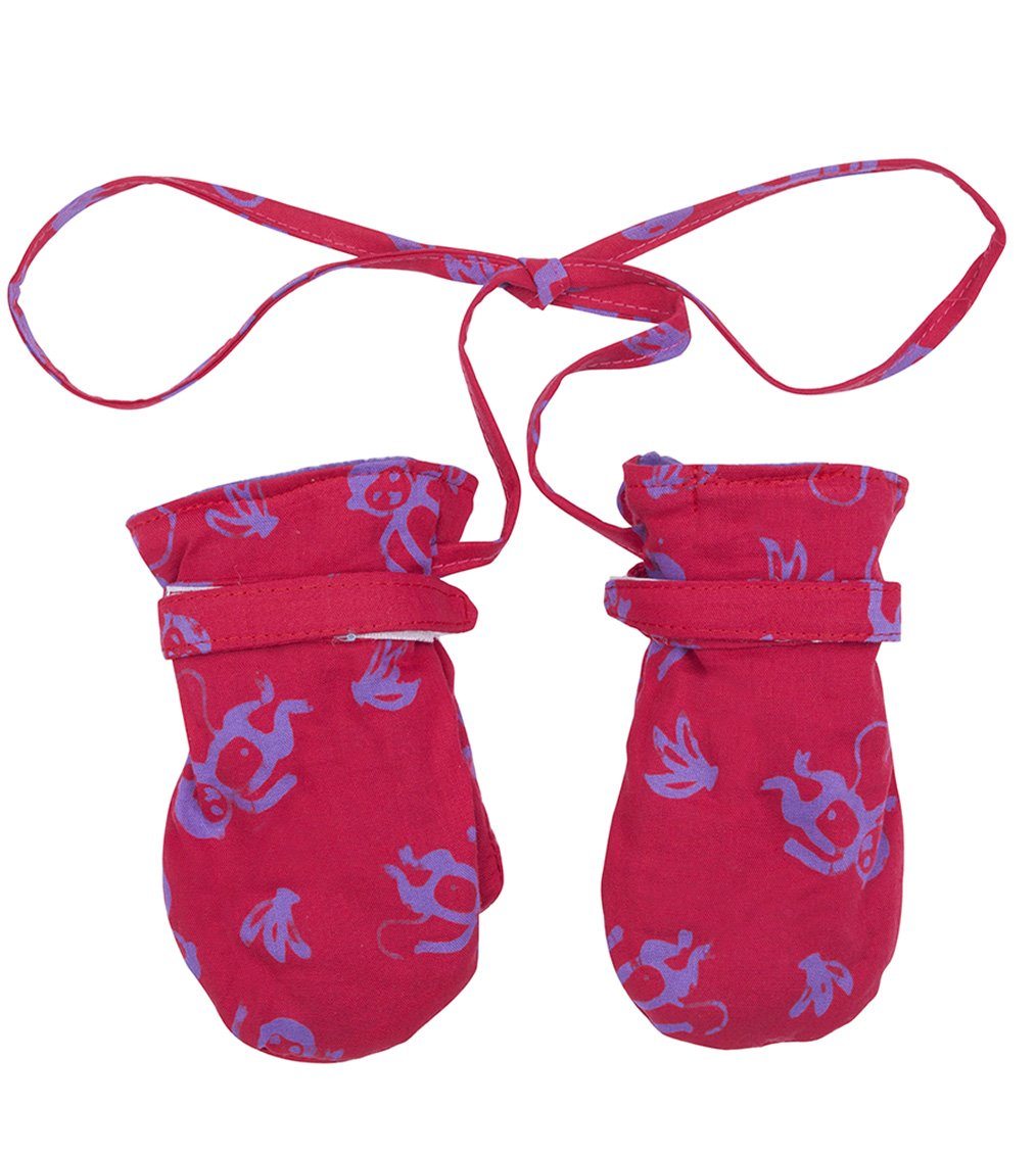 Super Soft Warm and Vibrant Batik Mittens - Love ShuShi