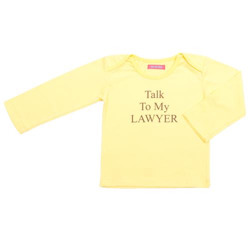 Talk To My Lawyer Long Sleeve Baby T-Shirt - Love ShuShi