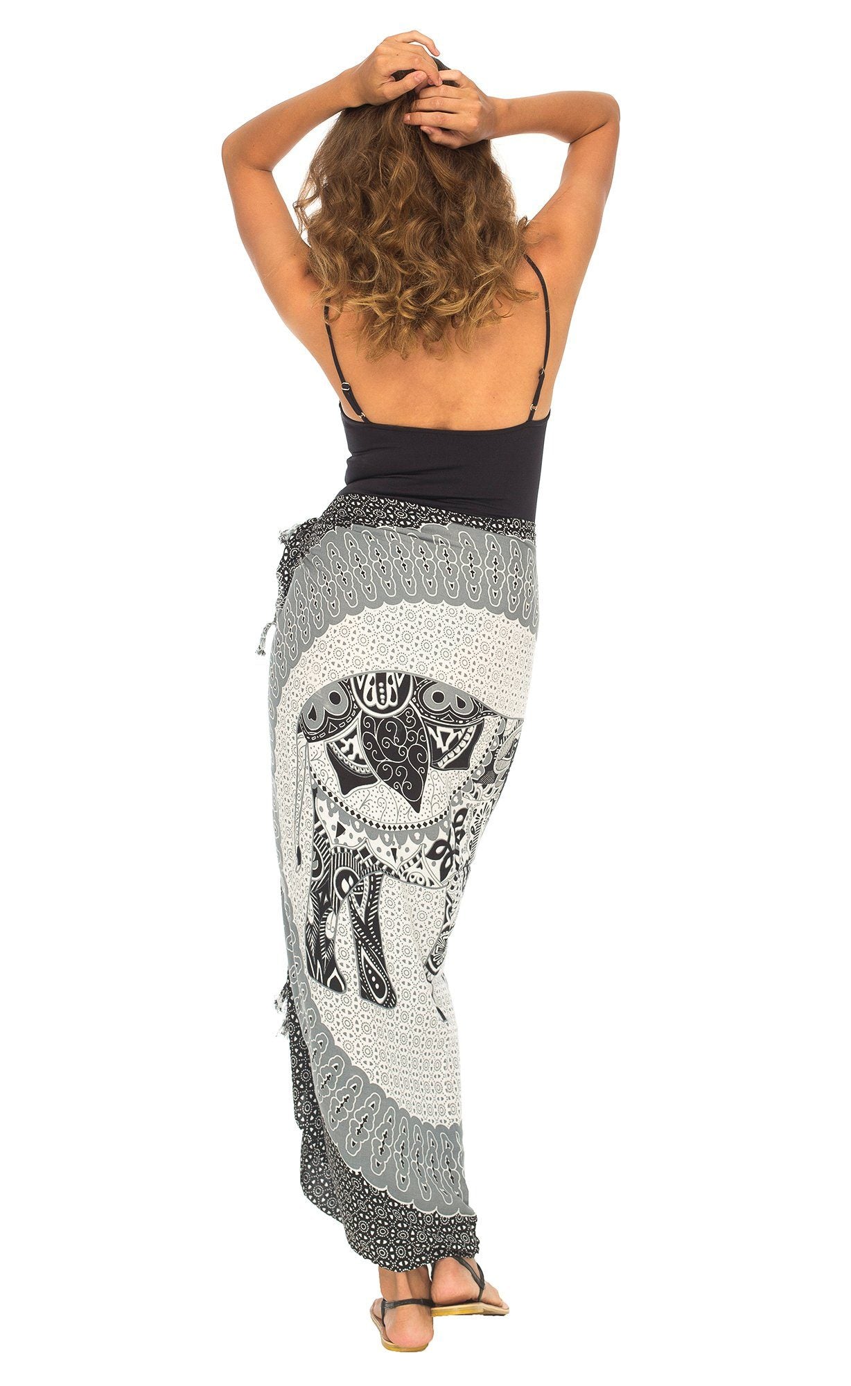 Tribal Elephant Mandala Design Sarong - Love ShuShi