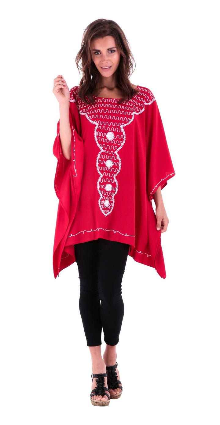 Tunic Top with Beautiful Embroidery - Love ShuShi